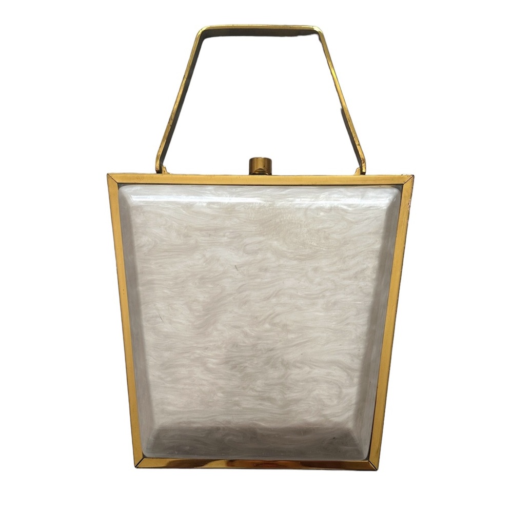 Vintage Pearlized Lucite Purse